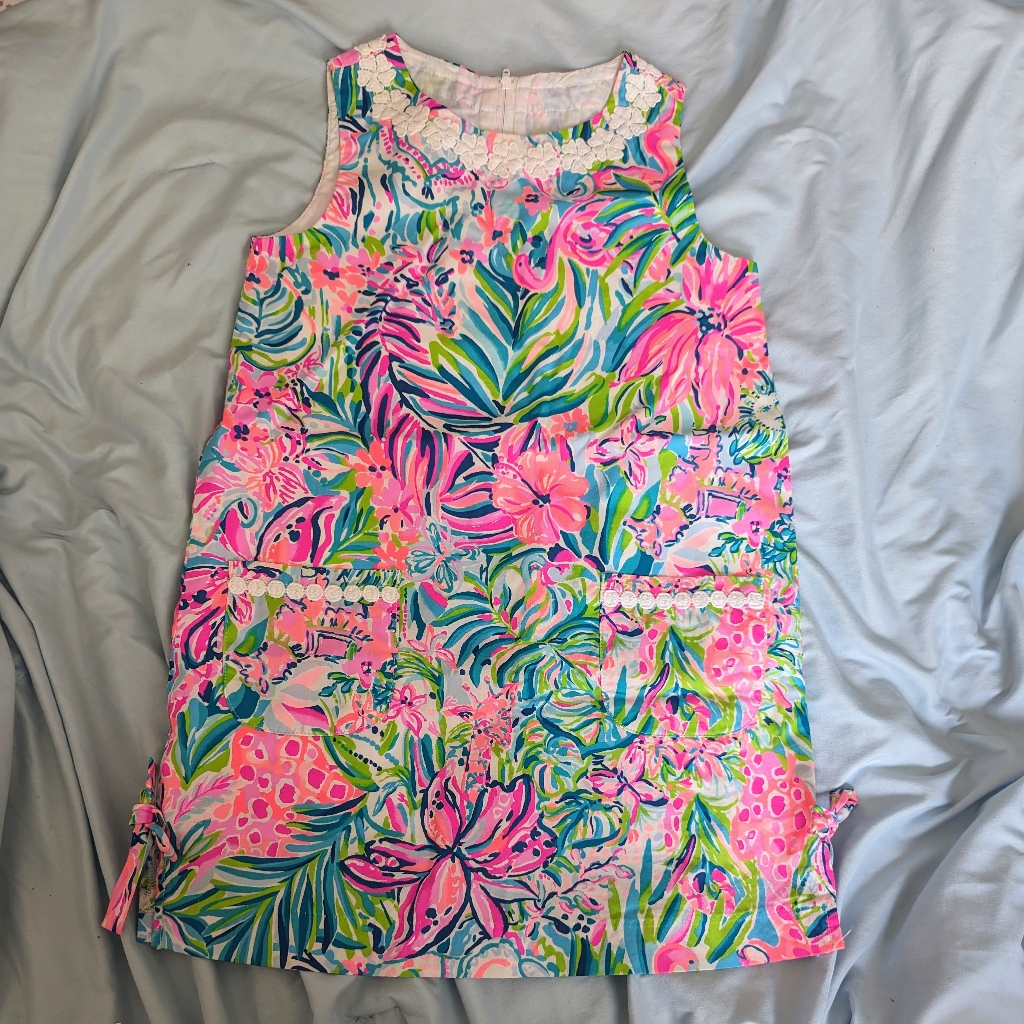 Lilly Pulitzer Classic Shift Dress For Girls In Lilly's Favorite Print